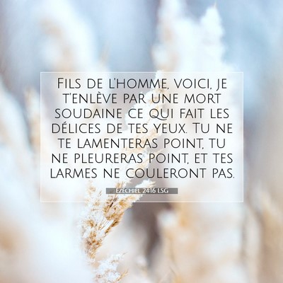 Ézéchiel 24:16 LSG Image du verset biblique