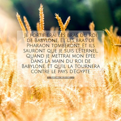 Ézéchiel 30:25 Verset biblique expliqué