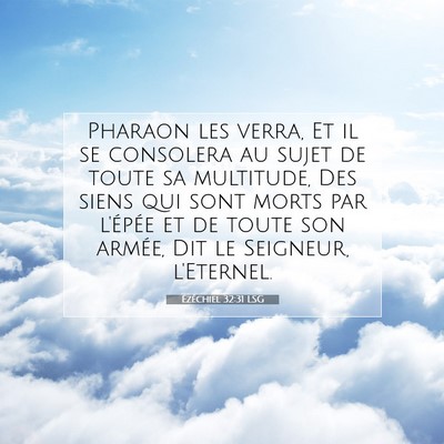 Ézéchiel 32:31 Verset biblique expliqué