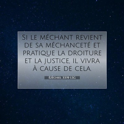 Ézéchiel 33:19 Verset biblique expliqué