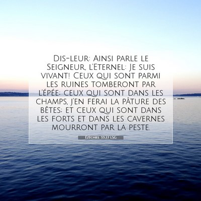 Ézéchiel 33:27 Verset biblique expliqué