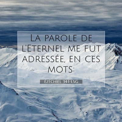 Ézéchiel 34:1 LSG Image du verset biblique