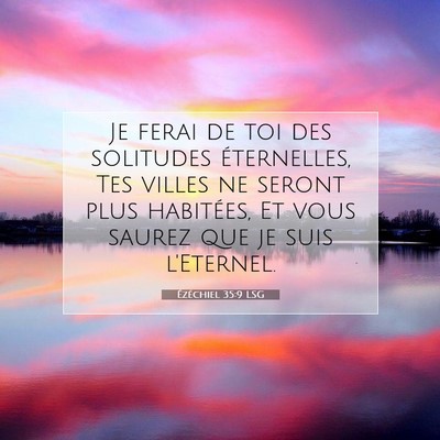 Ézéchiel 35:9 Verset biblique expliqué