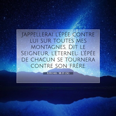 Ézéchiel 38:21 LSG Image du verset biblique