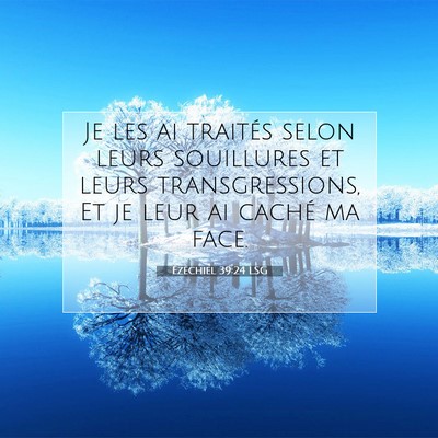 Ézéchiel 39:24 LSG Image du verset biblique