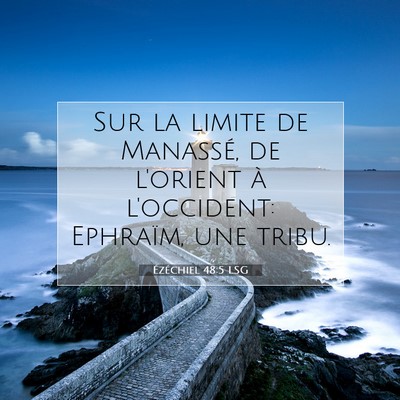 Ézéchiel 48:5 Verset biblique expliqué