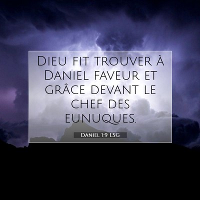 Daniel 1:9 Verset biblique expliqué