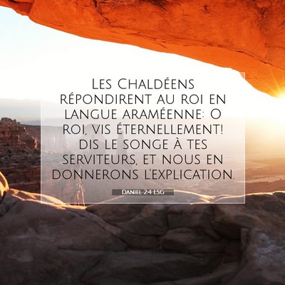 Daniel 2:4 Verset biblique expliqué