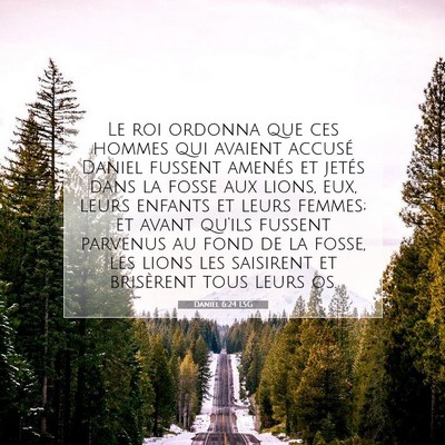 Daniel 6:24 LSG Image du verset biblique