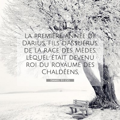 Daniel 9:1 Verset biblique expliqué