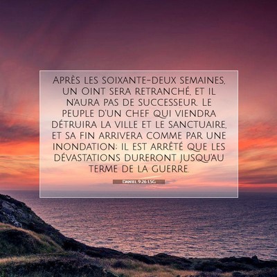 Daniel 9:26 LSG Image du verset biblique