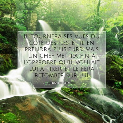 Daniel 11:18 LSG Image du verset biblique