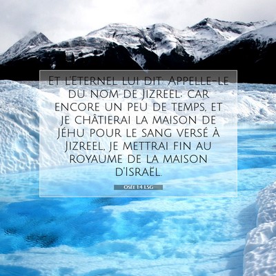 Osée 1:4 LSG Image du verset biblique