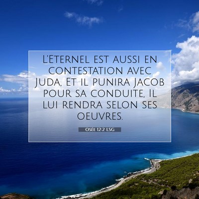 Osée 12:2 Verset biblique expliqué