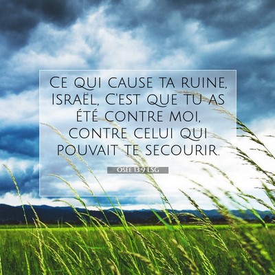 Osée 13:9 Verset biblique expliqué