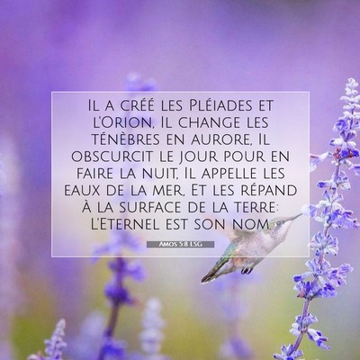 Amos 5:8 LSG Image du verset biblique