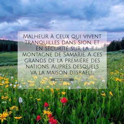 Amos 6:1 LSG Image du verset biblique