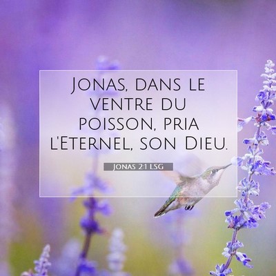 Jonas 2:1 LSG Image du verset biblique