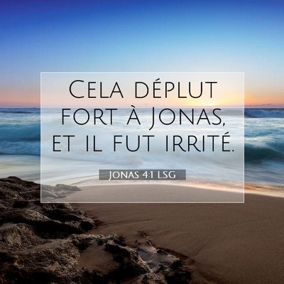 Jonas 4:1 LSG Image du verset biblique