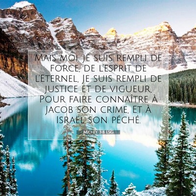 Michée 3:8 Verset biblique expliqué