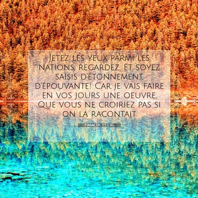 Habacuc 1:5 LSG Image du verset biblique