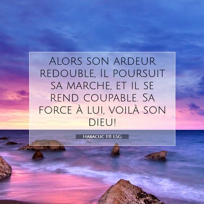 Habacuc 1:11 LSG Image du verset biblique