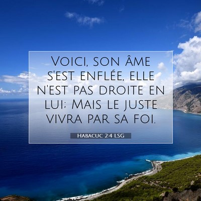 Habacuc 2:4 LSG Image du verset biblique