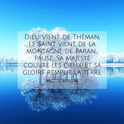 Habacuc 3:3 Verset biblique expliqué