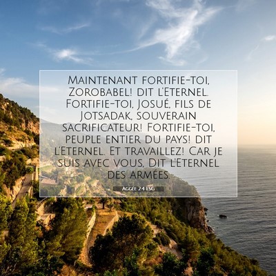 Aggée 2:4 Verset biblique expliqué