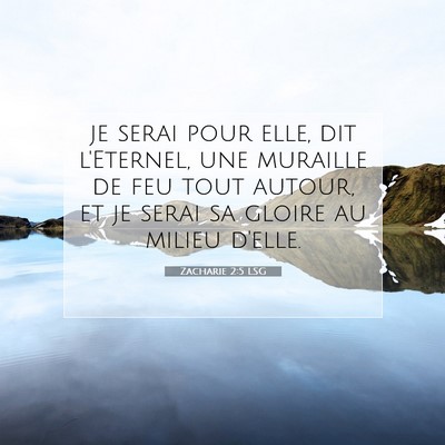 Zacharie 2:5 Verset biblique expliqué