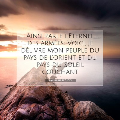 Zacharie 8:7 Verset biblique expliqué