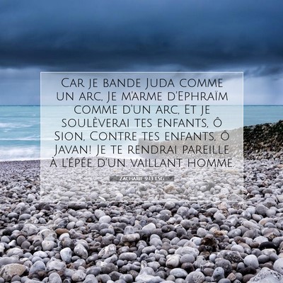 Zacharie 9:13 Verset biblique expliqué