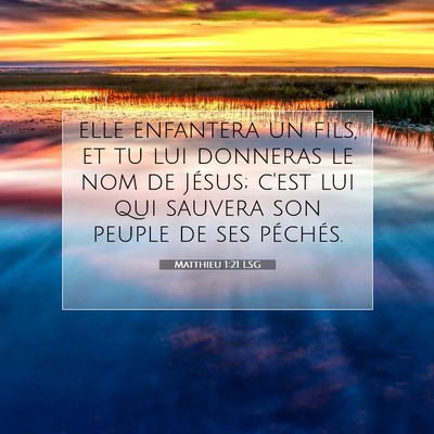 Matthieu 1:21 LSG Image du verset biblique