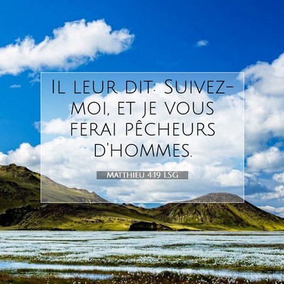 Matthieu 4:19 LSG Image du verset biblique