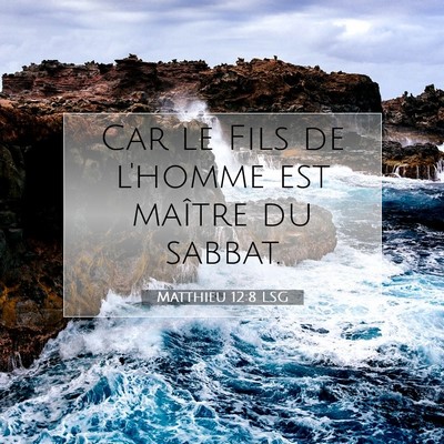 Matthieu 12:8 Verset biblique expliqué