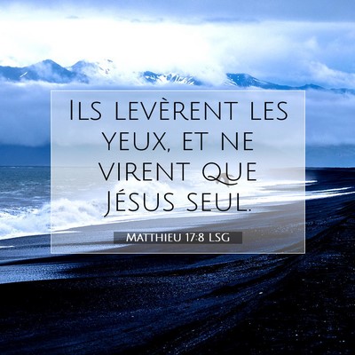 Matthieu 17:8 Verset biblique expliqué