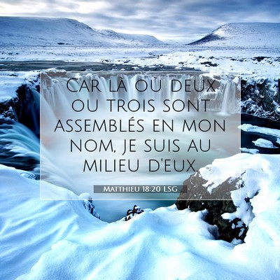 Matthieu 18:20 Verset biblique expliqué