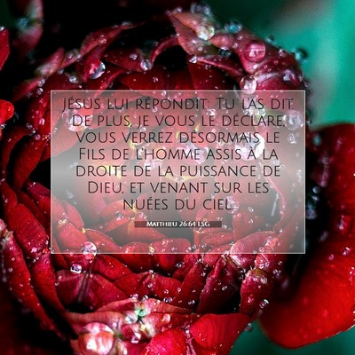 Matthieu 26:64 LSG Image du verset biblique