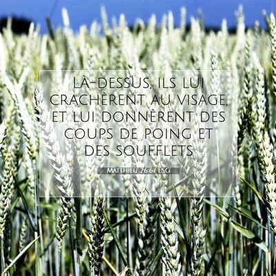 Matthieu 26:67 Verset biblique expliqué