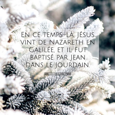 Marc 1:9 LSG Image du verset biblique