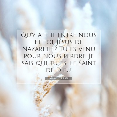 Marc 1:24 LSG Image du verset biblique