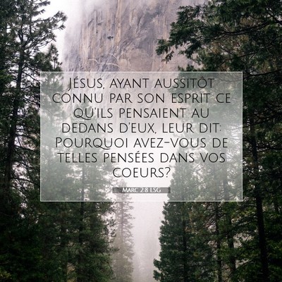 Marc 2:8 LSG Image du verset biblique