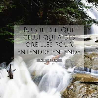 Marc 4:9 LSG Image du verset biblique