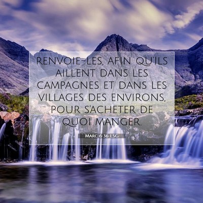 Marc 6:36 LSG Image du verset biblique