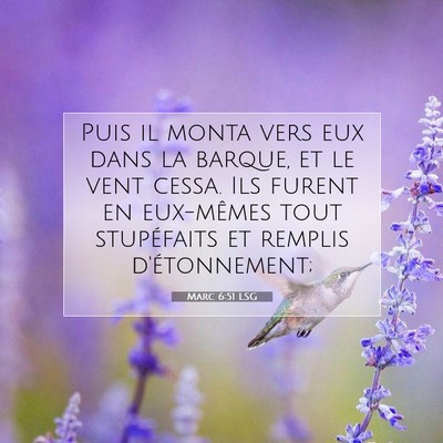 Marc 6:51 LSG Image du verset biblique