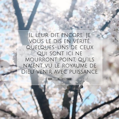 Marc 9:1 LSG Image du verset biblique