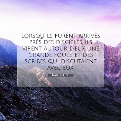 Marc 9:14 Verset biblique expliqué