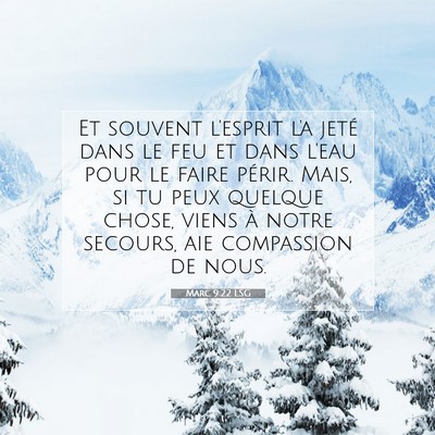 Marc 9:22 LSG Image du verset biblique