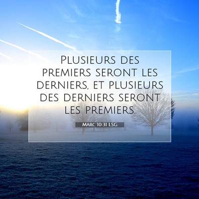 Marc 10:31 Verset biblique expliqué