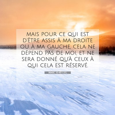 Marc 10:40 Verset biblique expliqué